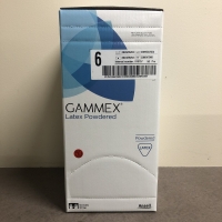 GAMMEX GLOVES POWDERED LATEX SIZE 6, 50