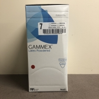 GAMMEX GLOVES POWDERED LATEX SIZE 7, 50
