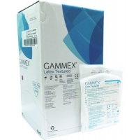 GAMMEX LATEX TEXTURED GLOVES POWDER FREE SIZE 7, 50