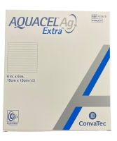 AQUACEL AG + EXTRA DRESSING 15CM X 15CM, 5