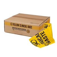 CLINICAL WASTE BAGS 55 LITRE (565MM X 990MM), 200