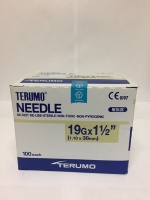 TERUMO AGANI NEEDLES 19G X 38MM, 100