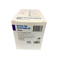 WATER FOR INJECTION BP POLYAMP 50 X 10ML (005878)