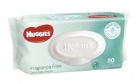 HUGGIES BABY WIPES UNSCENTED ( 80 X 3 ), 2