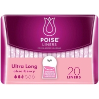 POISE LINERS ULTRA LONG, 20
